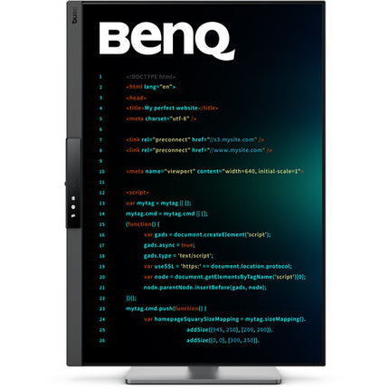 BenQ RD280UG Monitor de programación 28.2" 4K+ HDR 3840x2560 120Hz USB-C 90W