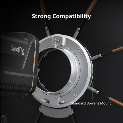 SmallRig LA-O90 Softbox Octagonal 35 pul Fabric Grid y Difusores