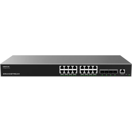 Grandstream GWN7812P Switch de Red Gestionado 16 Puertos PoE+ 240W 4x10G SFP+ Rack