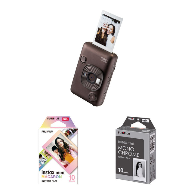 FUJIFILM instax mini LiPlay Cámara Híbrida Sensor 1/5 Pulgadas 10 Exposiciones