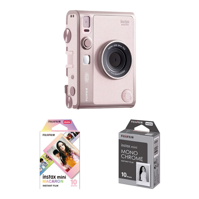 FUJIFILM instax mini EVO Cámara instantánea híbrida 28mm f/2 20 exposiciones