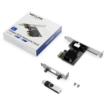Wavlink WL-NWP003 Adaptador Ethernet PCIe 5G 5 Gb s interfaz PCIe 3.0