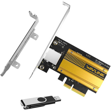 Wavlink WL-NWP004 Adaptador Ethernet PCIe 3.0 x4 10Gbps RJ45