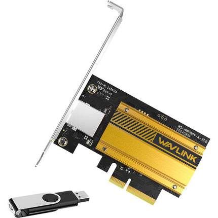 Wavlink WL-NWP004 Adaptador Ethernet PCIe 3.0 x4 10Gbps RJ45