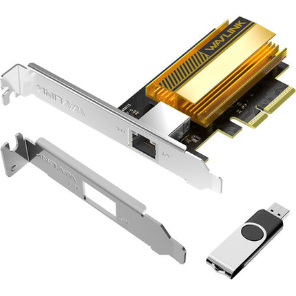 Wavlink WL-NWP004 Adaptador Ethernet PCIe 3.0 x4 10Gbps RJ45