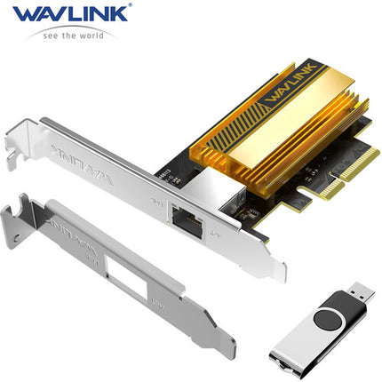 Wavlink WL-NWP004 Adaptador Ethernet PCIe 3.0 x4 10Gbps RJ45