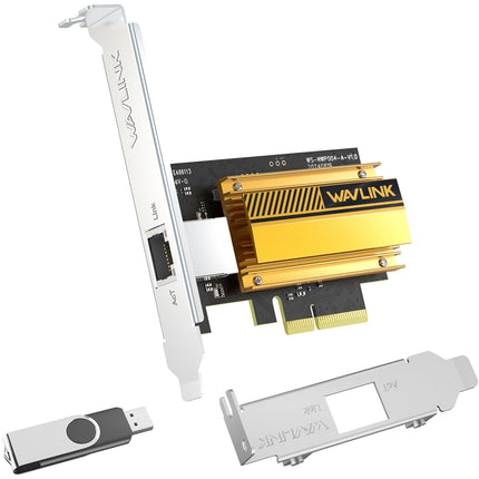 Wavlink WL-NWP004 Adaptador Ethernet PCIe 3.0 x4 10Gbps RJ45