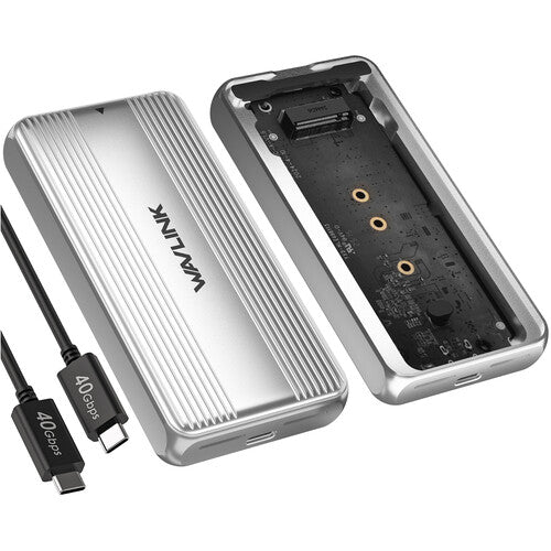 Wavlink USB4 PCIe NVMe SSD Caja para M.2 2280 Velocidad 3800 MB/s