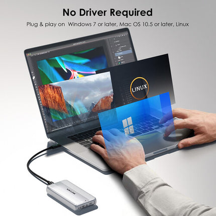 Wavlink USB4 PCIe NVMe SSD Caja para M.2 2280 Velocidad 3800 MB/s