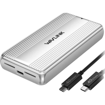 Wavlink USB4 PCIe NVMe SSD Caja para M.2 2280 Velocidad 3800 MB/s