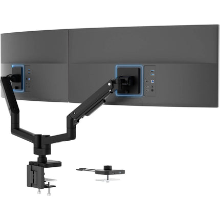Mount-It! MI-12003 Soporte de Escritorio para 2 Monitores 17 a 35" brazo 44 lb extensible 16.7"