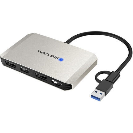Wavlink Adaptador USB-C a DisplayPort y HDMI Dual 4K 60Hz