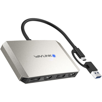 Wavlink Adaptador USB-C a DisplayPort y HDMI Dual 4K 60Hz