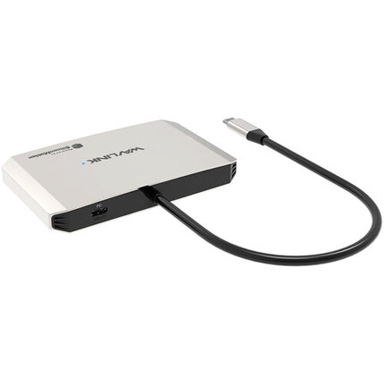 Wavlink Quad 4K 130W Adaptador Universal de Pantalla 4 HDMI 130W Power Passthrough