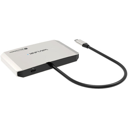Wavlink Quad 4K 130W Adaptador Universal de Pantalla 4 HDMI 130W Power Passthrough