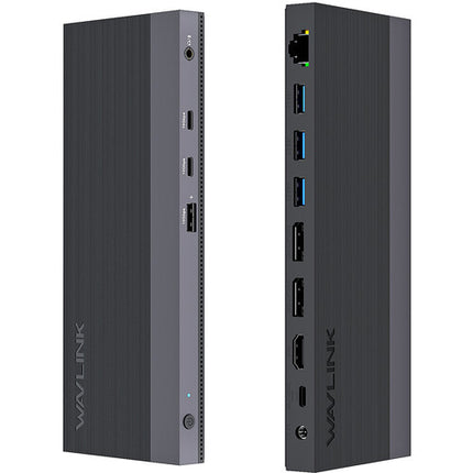 Wavlink 11-en-1 Docking Station USB-C triple pantalla 4K 100W
