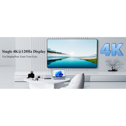 Wavlink 11-en-1 Docking Station USB-C triple pantalla 4K 100W
