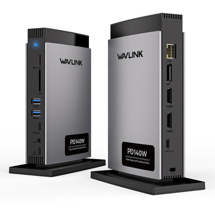 Wavlink 11 en 1 Estación de acoplamiento USB-C Triple Display 8K 125W