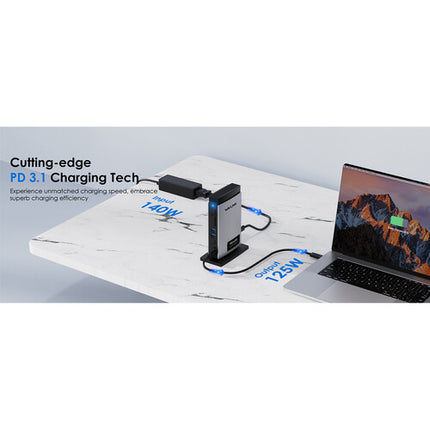 Wavlink Triple Display Estación de Acoplamiento USB-C 11 en 1 8K30 125W