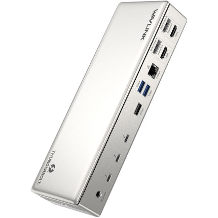 Wavlink 15-en-1 Thunderbolt 4 Docking Station con salida 8K soporte para 4 monitores y 98W passtrough