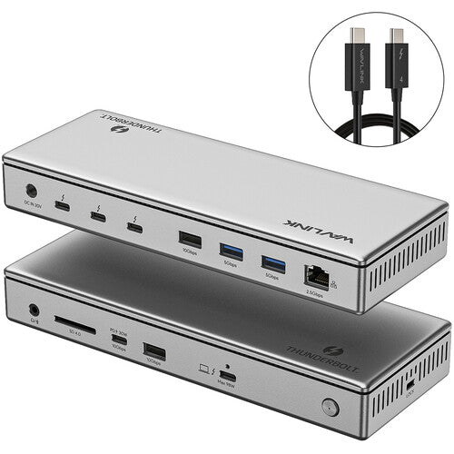 Wavlink 12-en-1 Estación de Acoplamiento Thunderbolt 4 Dual 8K30 98W