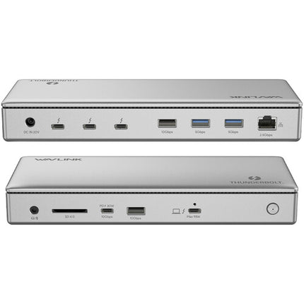 Wavlink 12-en-1 Estación de Acoplamiento Thunderbolt 4 Dual 8K30 98W