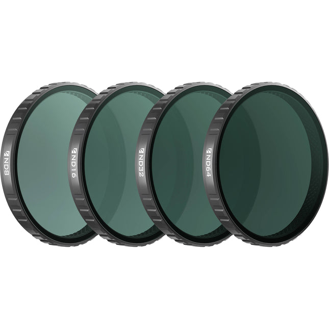 Freewell Kit de Filtros ND8 ND64 para DJI Osmo Action 6 4 Piezas