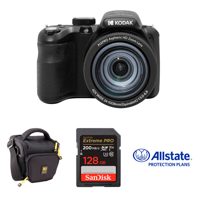 Cámara Digital Kodak PIXPRO AZ425 20MP Zoom Óptico 42x con Bolsa y Tarjeta 128GB