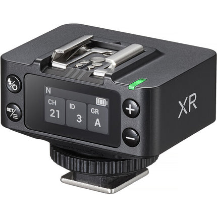 Godox XR TTL receptor inalámbrico para Canon y Nikon 2.4 GHz con pantalla LCD y batería integrada