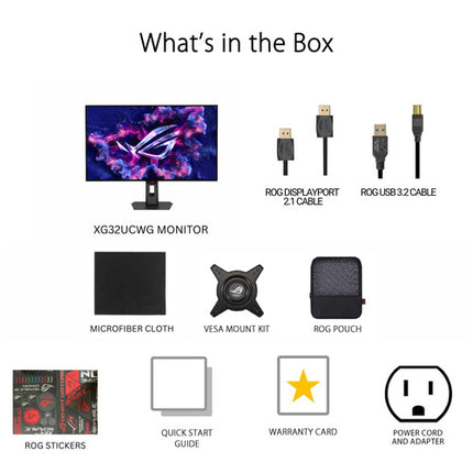 ASUS Republic of Gamers Strix OLED XG32UCWG Monitor Gamer OLED 31.5" 4K 165 Hz Full HD 330 Hz