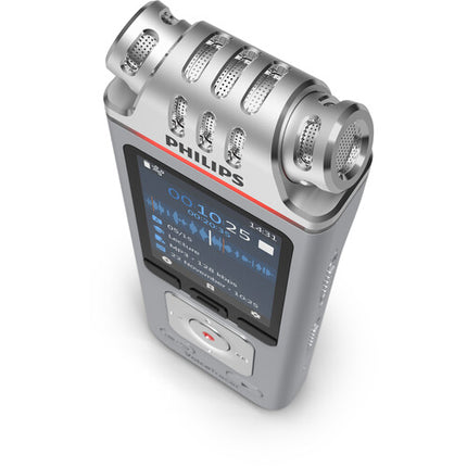 Philips VoiceTracer DVT4115 Grabadora de Audio 8GB Memoria 36 Horas Batería