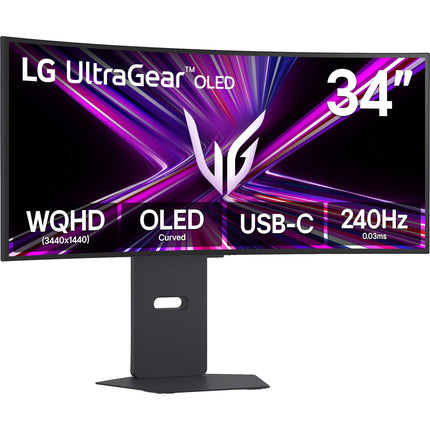 LG UltraGear OLED 34GX900A-B Monitor Curvo 34" WQHD 240 Hz HDR 10