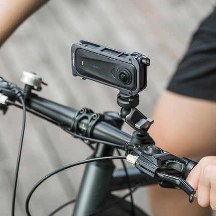 PGYTECH Jaula para Cámara Insta360 X4 Air Aluminio con Protector de Lente Silicona
