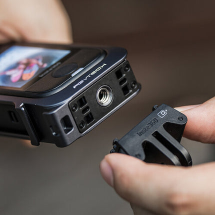 PGYTECH Jaula para Cámara Insta360 X4 Air Aluminio con Protector de Lente Silicona