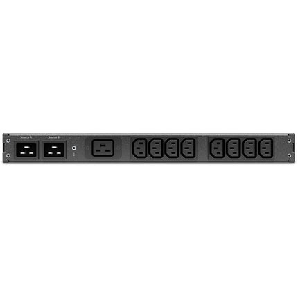 APC AP4423A Netshelter Rack Interruptor Transferencia Automática 3700 VA 1 RU con Soportes de Montaje