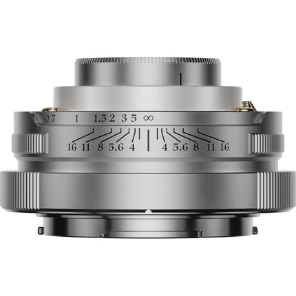 Thypoch Eureka 28mm f/2.8 Objetivo gran angular para FUJIFILM X blanco ultradelgado