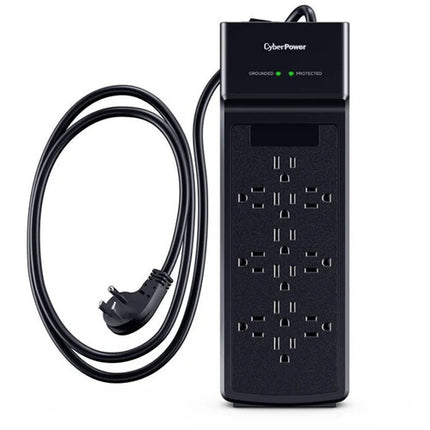 CyberPower CSB1206 Protector de sobretensión 12 tomas 3600J negro
