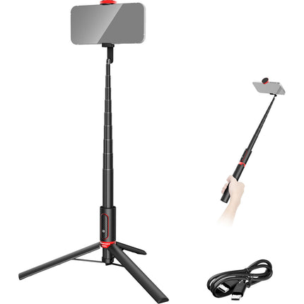 Neewer BASICS PA991 Palo Selfie Tripode con Control Bluetooth Alcance 33 Pies
