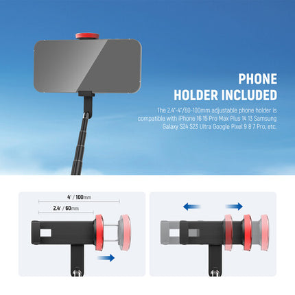 Neewer BASICS PA991 Palo Selfie Tripode con Control Bluetooth Alcance 33 Pies