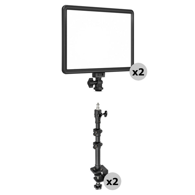 Lume Cube Studio Panel Kit de Iluminación LED Bicolor 3200-5600K 2 Luces