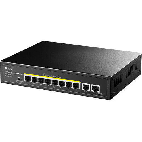 Cudy GS1010PE Switch de Red No Gestionado 8 Puertos Gigabit PoE+ 120W
