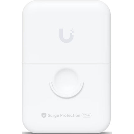 Ubiquiti Protector de Sobretensión Ethernet Exterior 20kA 2 Puertos RJ45 PoE++ 60W IPX5
