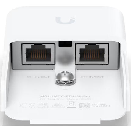Ubiquiti Protector de Sobretensión Ethernet Exterior 20kA 2 Puertos RJ45 PoE++ 60W IPX5
