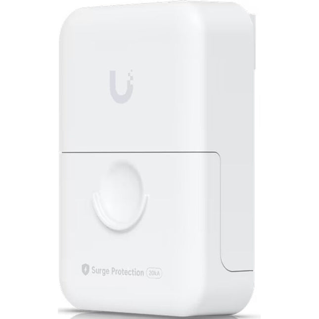 Ubiquiti Protector de Sobretensión Ethernet Exterior 20kA 2 Puertos RJ45 PoE++ 60W IPX5
