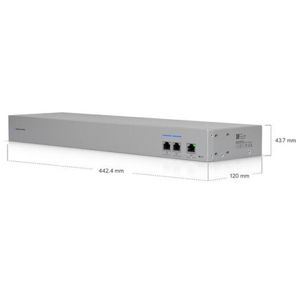 Ubiquiti WAN Switch RJ45 con 3 puertos 10G y 20 Gb/s capacidad de conmutación