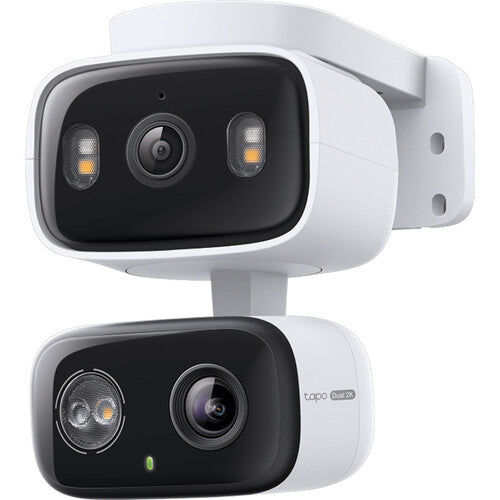 TP-Link Tapo C246D Cámara de Seguridad Exterior Dual Lente 2K Visión Nocturna 40ft 2-Pack