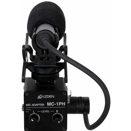 Azden SGM-250LX Micrófono Supercardioide Condensador Pistola 20 Hz-20 kHz Con Paraviento y Espaciador