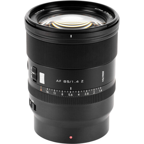 Viltrox AF 85mm f1.4 Pro Z Lente para Nikon Z Full Frame f1.4 a f16 2.6 pies distancia mínima de enfoque