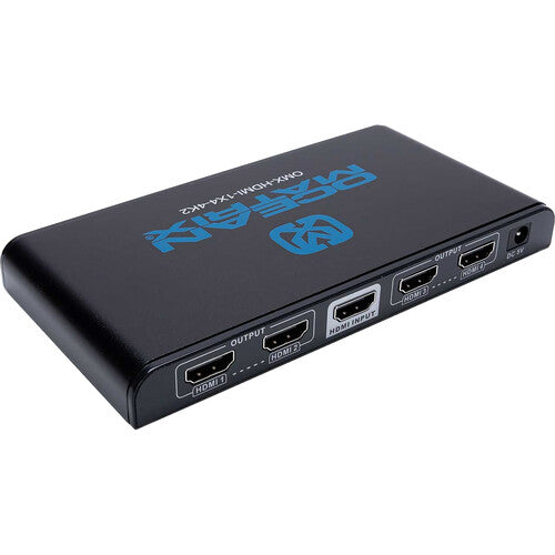 Ocean Matrix UHD 4K 1x4 Divisor HDMI 2.0 con soporte 4K60 y fuente 5V 2A