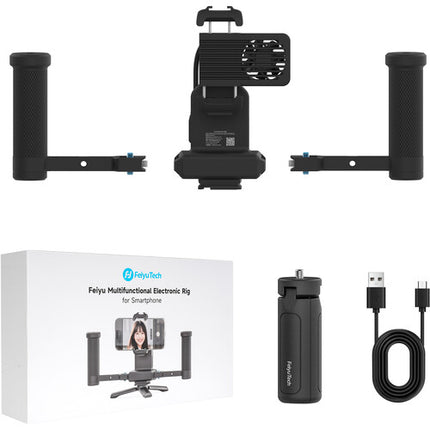 Feiyu Powered Smartphone Video Rig con Doble Puerto USB-C y Sistema de Enfriamiento